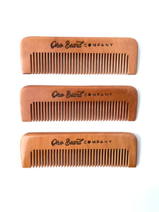 OBC Logo Wooden Beard Comb