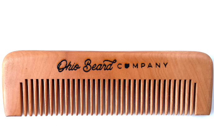 OBC Logo Wooden Beard Comb